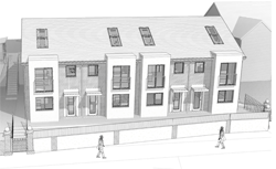 New build flats, Pontycymmer